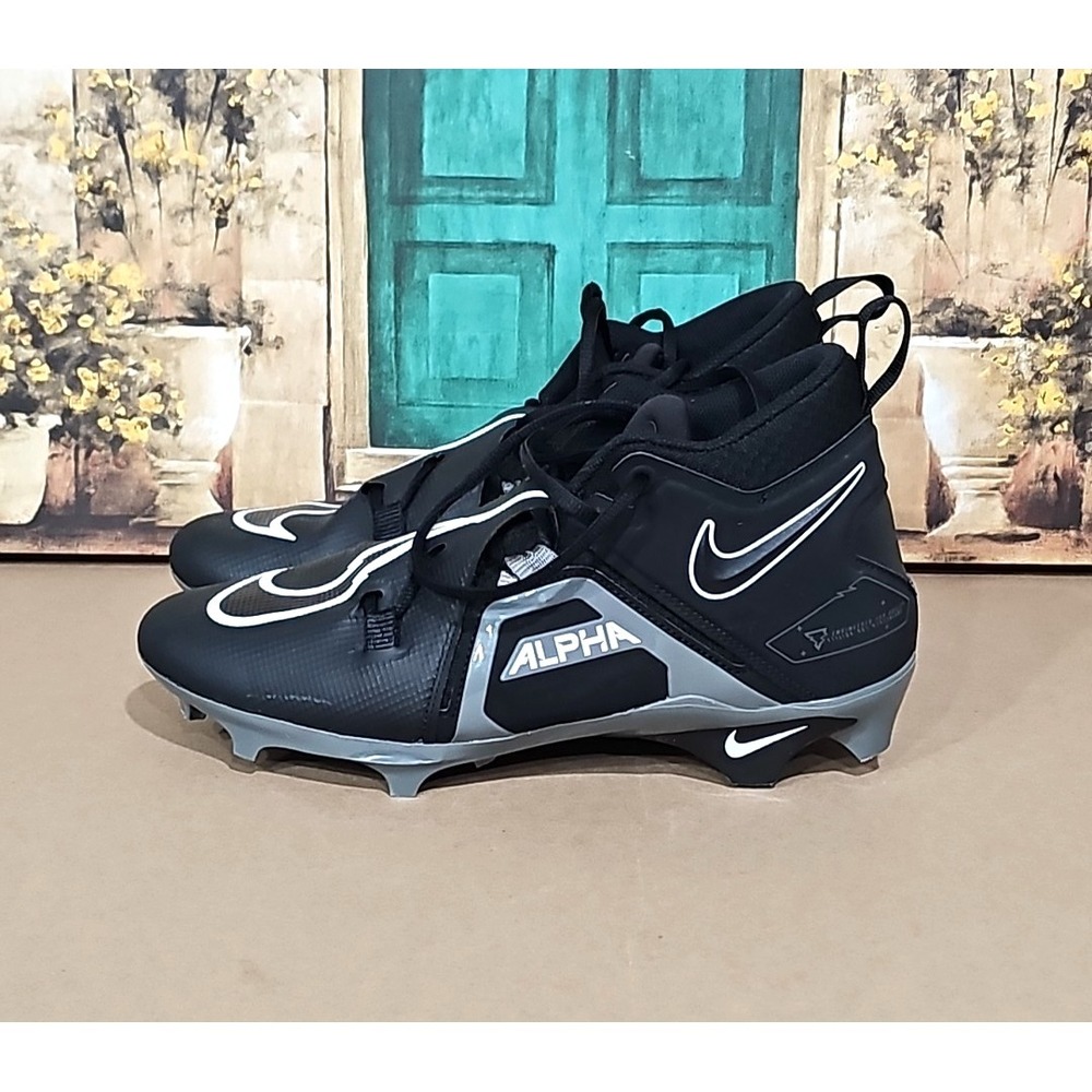 Nike Alpha Menace Pro 3 Mid Football Cleats Men Size 10‎